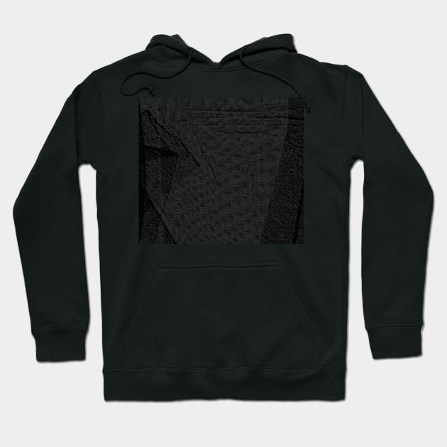 Structure in black. Hoodie by robelf